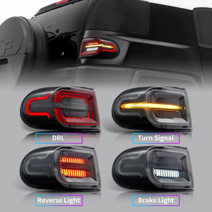 ไฟท้ายรถยนต์ดีไซน์ใหม่แบบ LED สำหรับ Toyota Land Cruiser ปี 2007-2020 12V ไฟเบรกหลัง ไฟท้าย OE ขายส่ง ไฟท้าย RGB สำหรับรถยนต์ - Product Image 6