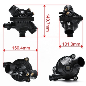 Thermostat de sortie d'<span class=keywords><strong>eau</strong></span> de refroidissement de <span class=keywords><strong>moteur</strong></span> de voiture avec boîtier pour <span class=keywords><strong>BMW</strong></span> E90 330 E60 11537549476 accessoires de voiture THK01 1 pièce - Product Image 5