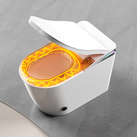 Chine Ensemble de cuvette de toilette intelligente de haute qualité toilette à chasse d'eau commerciale toilette intelligente européenne élégante