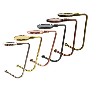 High Quality Stainless Steel Bag Show Shelf Adjustable Gold - View #2