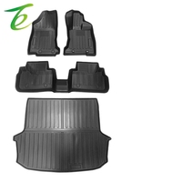 Tapis de sol TPE adapté aux Subaru LEVORG 2017-2024, côté droit, pour coffre arrière.
