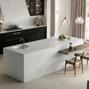 GOLDTOP OEM/ODM Encimera de Cuarzo Artificial Calacatta Blanca Moderna, Diseño Paonazzo Verona para Uso en Villas, Resistente al Calor - Product Image 5