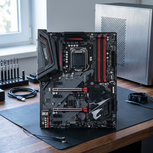 เมนบอร์ด Gigabyte/Z370 AORUS Gaming3 ATX DDR4 รองรับ SATA สำหรับซ็อกเก็ต LGA 1151 รองรับซีพียูรุ่นที่ 8 และ 9 แบบดับเบิ้ลแชนแนล - Product Image 2