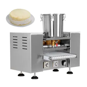 China manufacturer dish cakes from 2 layers mille crepe cake machine suppliers