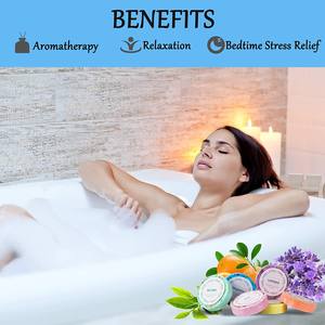 Tablettes de Douche Relaxantes Anti-Stress pour Spa à Domicile, Vente en Gros Marque Privée, Vapeur de Douche au Sel Marin et Agrumes, Cadeau Eucalyptus - Product Image 5