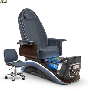 Silla de <span class=keywords><strong>pedicura</strong></span> <span class=keywords><strong>hidromasaje</strong></span> reina reclinable de salón de belleza popular moderna con bomba de drenaje - Product Image 5