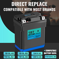 Batterie de démarrage pour moto LiFePO4 12,8V 8AH 400CCA LFP14L-A2 ODM/OEM 1500 cycles -20~60
