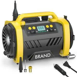 Portable AC/DC Air Compressor and Blower 12V Inflator with 150PSI Air Pressure for Car Home Helium Pump Portable Air Deflator