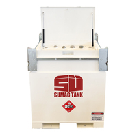 Réservoir de stockage de carburant à double paroi Sumac New IBC1000L, avec remorque pour station-service automobile, certifié UL142, norme américaine/canadienne