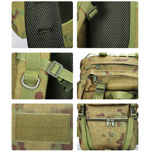Sac à dos tactique unisexe camouflage 75L, style vintage, grande capacité, sac à dos à fermeture éclair, camping en plein air, alpinisme, chasse - Product Image 3
