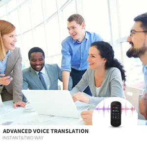 Global Portable Real Time 2 Way 137 Languages Translation 17 Offline Language AI Translator Device For Office Business Travel