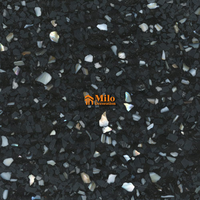 Tuiles de terrazzo en ciment personnalisées, imperméables et antidérapantes, avec copeaux et agrégats, pour une utilisation moderne et minimaliste en cuisine extérieure ou salle de bain.