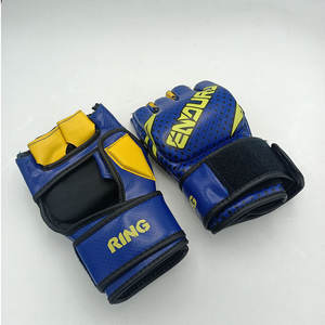 Nuevos Guantes de Grappling de Cuero Unisex Personalizados de Alta Calidad a Precio Económico al por Mayor, Diseño Transpirable y Ligero, Muñequera Ajustable - Product Image 4