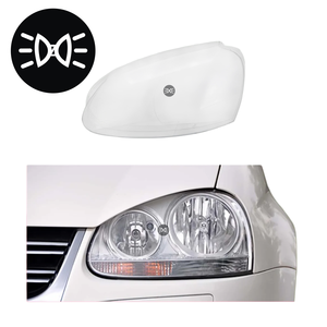 ZWENJIN per <span class=keywords><strong>Volkswagen</strong></span> VW <span class=keywords><strong>Golf</strong></span> 5 <span class=keywords><strong>2006</strong></span>-2011 Coprilampada Trasparente per Faro Anteriore - Product Image 5