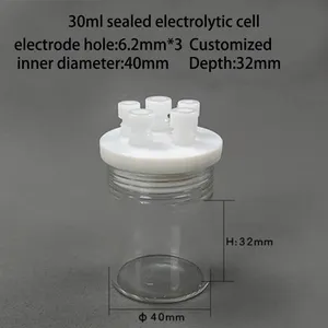 Electrochemical Laboratory Electrochemistry Three-electrode Cell Sealed Electrolytic Cell Electrochemical Cell