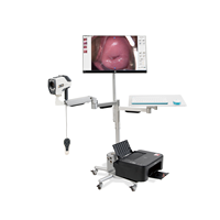 Équipement de Diagnostic en plastique de colposcope gynécologique vidéo optique d'IKEDA pour l'approvisionnement d'usine d'énergie électrique de clinique d'hôpital