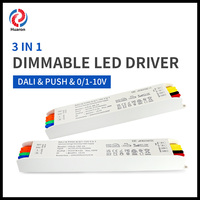 Driver LED Commercial Intérieur HUARON à Intensité Variable, Boîtier Plastique, Alimentation à Tension Constante, Prise en Charge DALI Push Dim CE