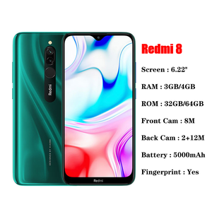 Wholesale <strong>Xiaomi</strong> <strong>Redmi</strong> <strong>8</strong> 4+64GB 4G LTE Global Rom Celulares Cell Phones Smartphones Android Phone