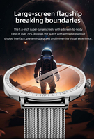 Montre connectée tendance AW69 2026 en promotion usine avec écran AMOLED, contrôle de la musique, suivi multisports et étanchéité IP67