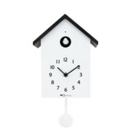 Jam Dinding Pendulum Burung Cuckoo Plastik dengan Lonceng dan Lampu LED