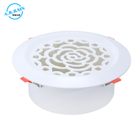 Diffuseur de CVC ABS réglable Décoration esthétique Climatisation centralisée Sortie d'air d'échappement Amortisseur de CVC