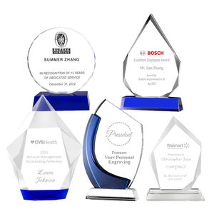 Trophée en <span class=keywords><strong>cristal</strong></span> écologique, verre poli vierge, souvenirs d'événements sportifs, plaque en <span class=keywords><strong>cristal</strong></span> K9, trophée rond/forme irrégulière - Product Image 5