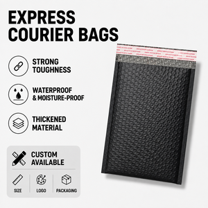 Enveloppes à bulles co-extrudées noires en gros, épaisses, antichoc, auto-adhésives, rembourrées en mousse pour l'emballage d'expédition - Product Image 1