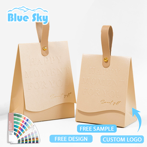 Bolsas de Papel de Lujo Personalizadas de Bajo Costo para Regalos de Boda y Dulces para Fiestas - Product Image 2