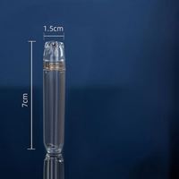 Flacon vide en acrylique pour stockage de Cordyceps en bâtonnets, idéal pour capsules, poudres et produits alimentaires santé