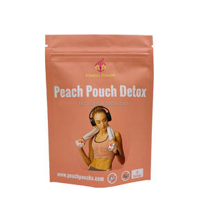 Sacs d'emballage alimentaire en plastique à fermeture éclair, sachets refermables, pochette debout, personnalisés pour épices en poudre, 100 unités - Product Image 2