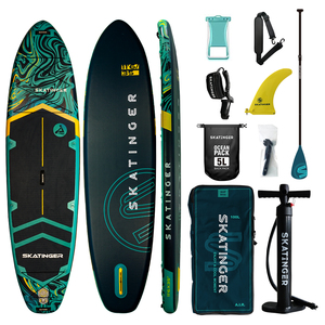 Skatinger Factory Direct Sale Drop Stitch Material Inflatable Stand up <strong>Paddle</strong> Padel Surf Board Paddleboard SUP Surfboard - Product Image 1