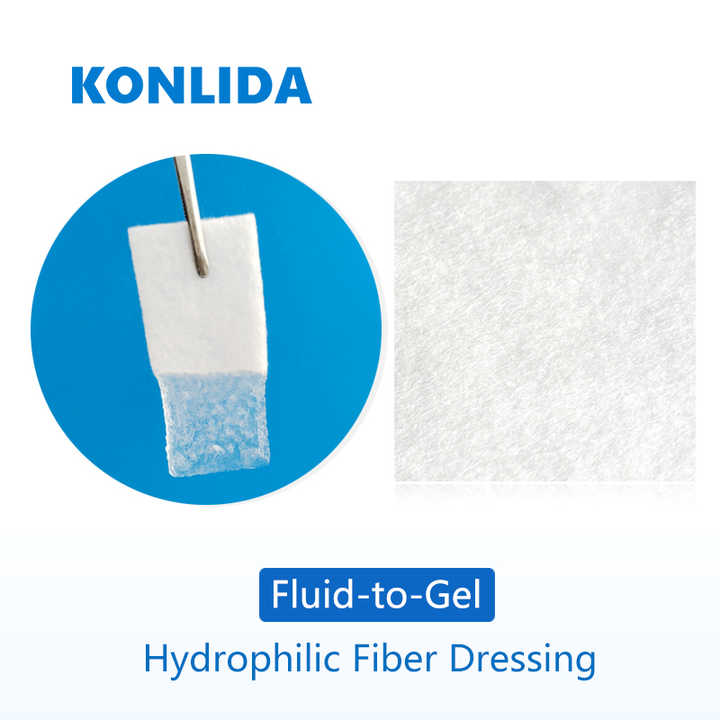 Sterile Gelling Fiber Wound Dressing Hydrophilic for Wound Care ...