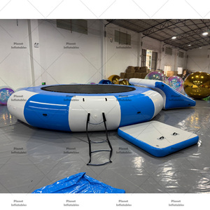 Parco acquatico commerciale PVC Sport acquatici all'aperto Trampolino gonfiabile galleggiante da 5M <span class=keywords><strong>per</strong></span> bambini - Product Image 3