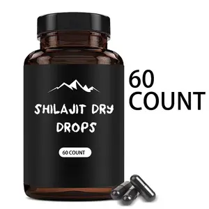 Oem nhãn hiệu riêng bổ sung sức khỏe tự nhiên shilajit chiết xuất shilajit viên nang