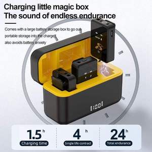 Micrófono de Solapa Inalámbrico USB SX12 de Alta Calidad con Cancelación de Ruido, Diseño Portátil de Escritorio - Product Image 2