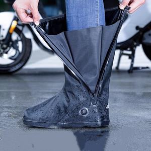 Botas de lluvia altas impermeables reflectantes antideslizantes para motocicleta LM LM01 al por mayor, calzado de exterior reutilizable, accesorios - Product Image 5