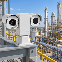 Caméra thermique PTZ pour zones dangereuses avec détection de mouvement pour la surveillance de la surchauffe dans les installations de traitement du pétrole et du gaz