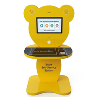 Kioscos de Autopago para Bibliotecas HAUMR, Máquina RFID para Prestar y Devolver Libros, Guía por Voz, Máquina de Devolución de Libros para Bibliotecas Infantiles