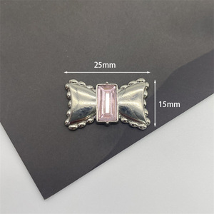 새로운 디자인 럭셔리 금속 활 진주 매력 전화 케이스 신발 샌들 DIY 장식 매력 디자이너 - Product Image 3