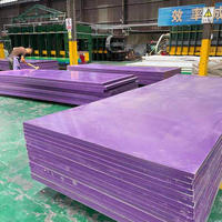 Feuilles de PEHD bicolores, feuilles de UHMWPE/HDPE, panneaux sandwich en plastique PE