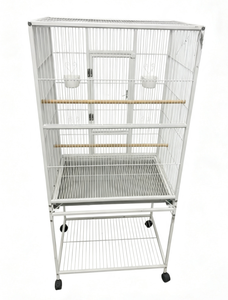 Grande cage à oiseaux en métal Playtop pour perroquet, caturra, conure, perruche, agapornis, pinson, canari – Cage d'élevage en gros - Product Image 4