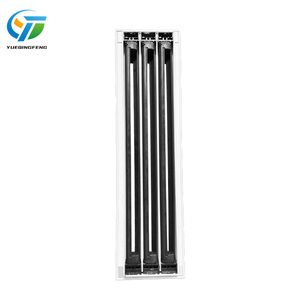 Thiết kế hiện đại không khí lưới tản nhiệt Trần diffusers cho HVAC tuyến tính thông gió kênh nhựa diffusers cho ống dẫn không khí điều hòa - Product Image 1