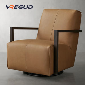 Walsh Leisure Modern Lederen Fauteuil Elegant Luxueus Binnenzweefvliegtuig Voor High-End Lifestyle Echt Lederen Woonkamerhotel - Product Image 2