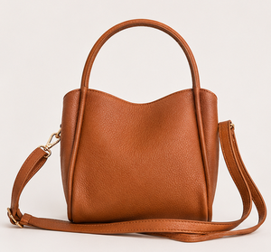 Full Grain Calf Leather Women's Satchel <b>Handbag</b> Classic Elegant Stylish <b>Large</b> Capacity Durable Lightweight - Product Image 1