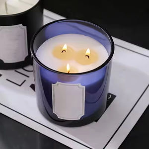 Vente en gros de bougies de soja à 3 mèches avec marque privée fabricant d'aromathérapie en vrac bougies parfumées personnalisées à longue combustion - Product Image 4