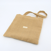 OEM Lin Sac à Bandoulière Usage Quotidien Jute Chanvre Shopping Sac Fourre-Tout