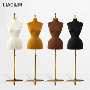 <span class=keywords><strong>Mannequin</strong></span> de présentation demi-corps en mousse flexible à hauteur réglable pour vêtements féminins, pose debout - Product Image 1