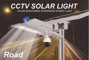 Luz de calle solar Led para exteriores Hishine <span class=keywords><strong>Corb</strong></span> 90W con sistema de iluminación de seguridad y seguridad de cámara Cctv - Product Image 2