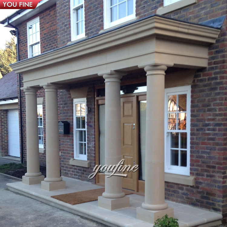 Наружный камень ручной резки, проект строительства зданий, Большой Мраморный столб, римская колонна