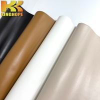 Matériau supérieur de chaussures en PU grain Nappa, doublure en velours imitation coton, souple, respirant, résistant à l'abrasion, pour chaussures de sport et décontractées, personnalisable